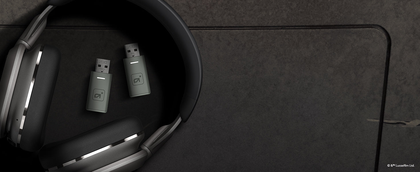 Astro - Casque de jeu sans fil Logitech G Astro A30 Star Wars: The Mandalorian Special Edition pour PC/Mac, PS5, Xbox Series X|S, Switch et Mobile - flash vidéo