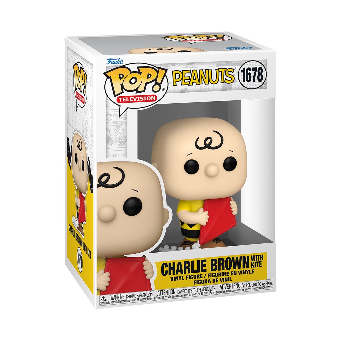 Funko Pop! Animation: Peanuts - Charlie Brown with Kite - flash vidéo