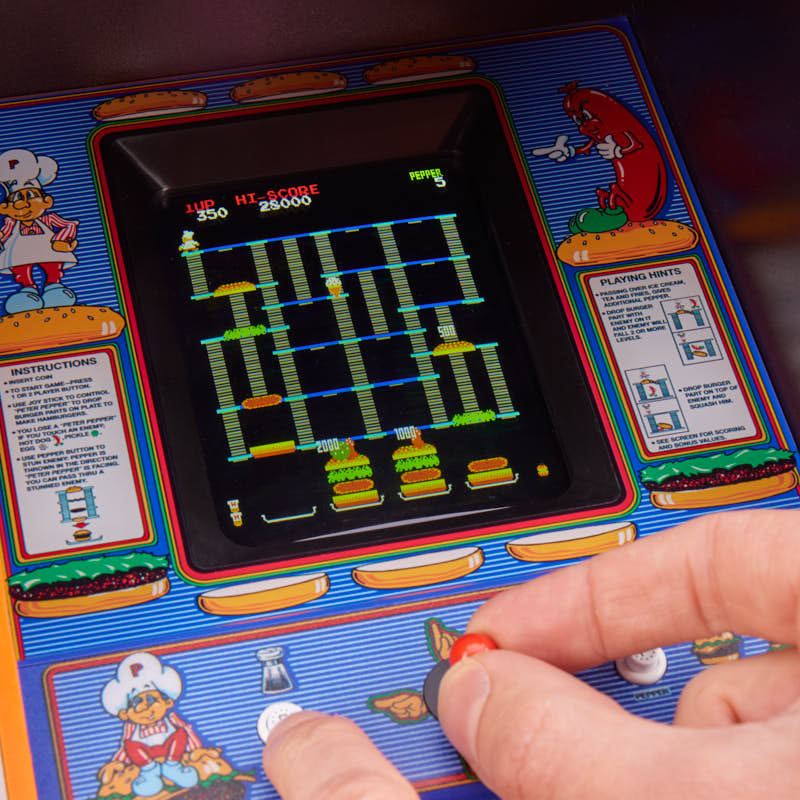 Numskull - Cabine d'arcade Burger Time à l'échelle 1/4 - flash vidéo