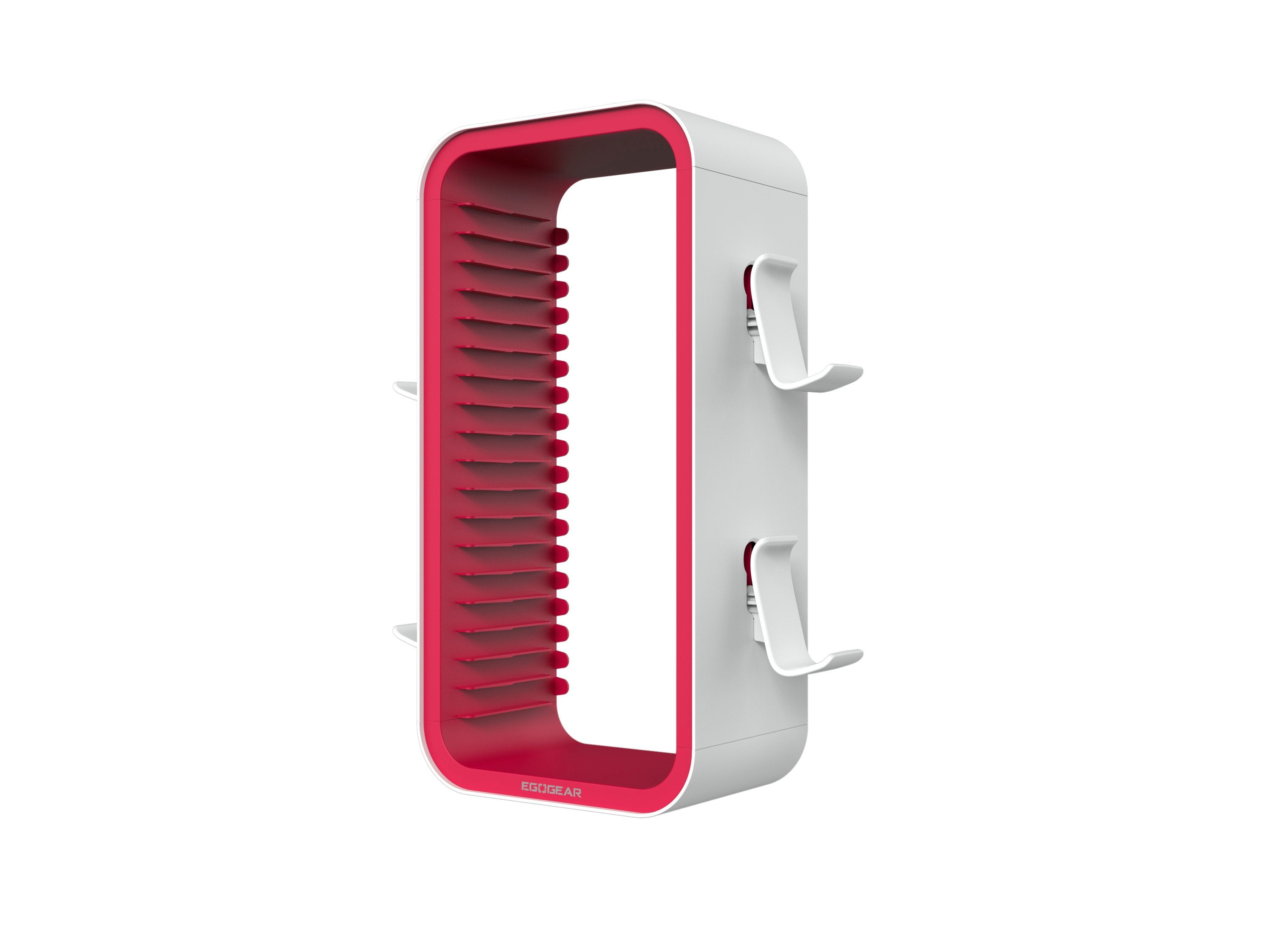 EgoGear - SSR10 - Station d'accueil rouge et blanche pour manette et présentoir de jeu pour Nintendo Switch, Switch OLED, PS4, PS5, Xbox One et Xbox Series X|S - flash vidéo