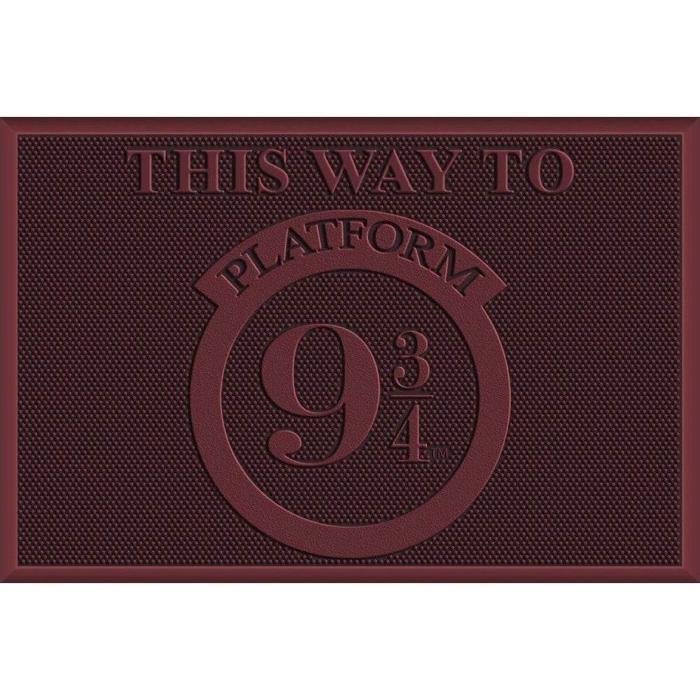 Harry Potter - Tapis de porte en caoutchouc Voie 9 3/4 - flash vidéo