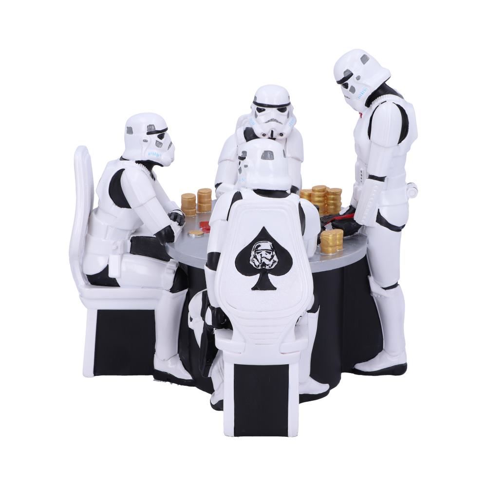 Star Wars - Diorama Stormtrooper "Poker Face" 18.3cm - flash vidéo