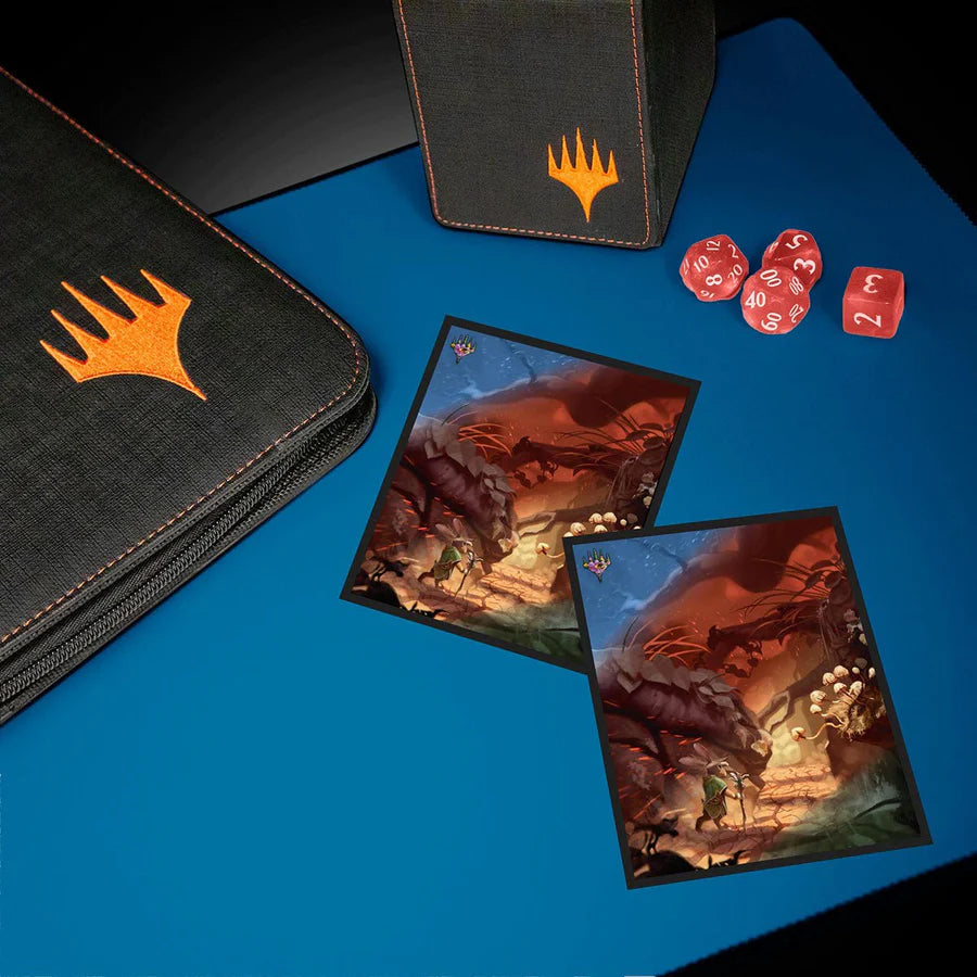Ultra Pro - Magic: The Gathering - Bloomburrow - Sachet de 100 protèges cartes standard - Terres de saison, forêt (63 x 89 mm) - flash vidéo