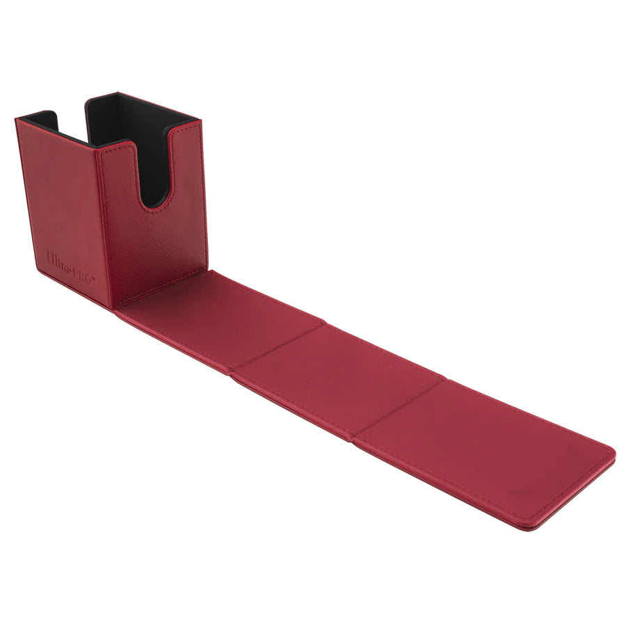 Ultra Pro - Vivid Alcove Flip Deck Box : Rouge - flash vidéo