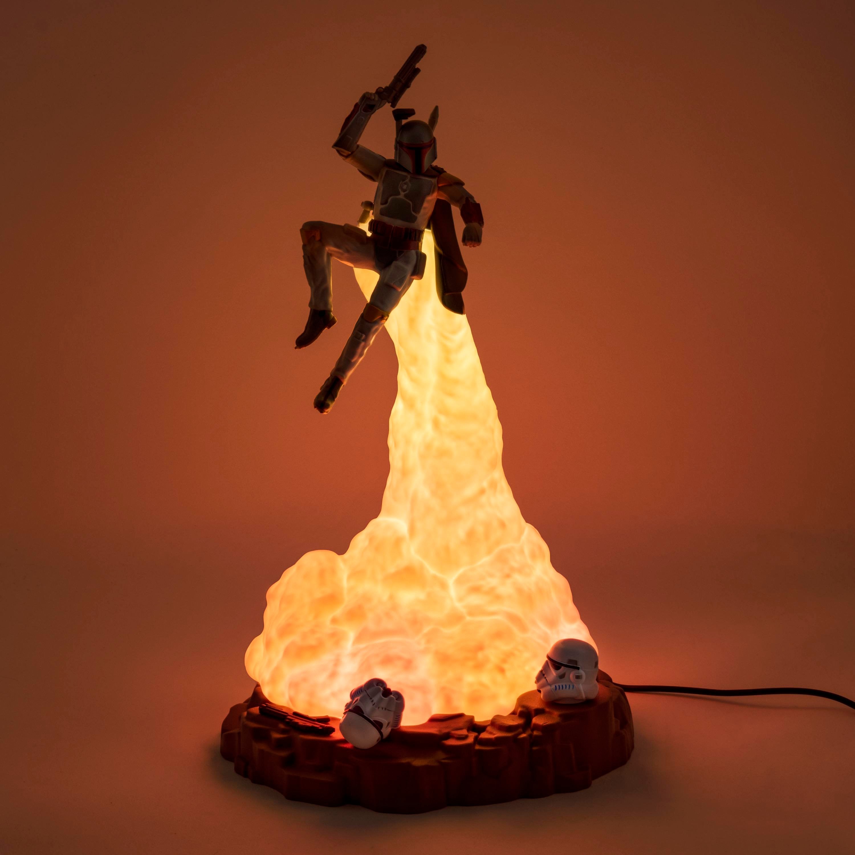 Star Wars: The Book of Boba Fett - Lampe figurative de Boba Fett - flash vidéo