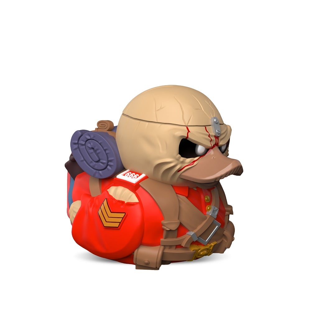 Numskull - Mini TUBBZ Canard de bain - Iron Maiden - Eddie The Trooper (Édition baignoire) - 8cm - flash vidéo