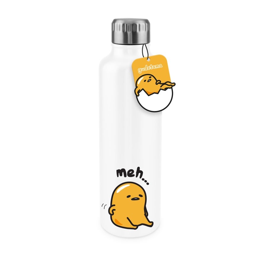 Gudetama - Bouteille d'eau en métal 500ml Gudetama - flash vidéo