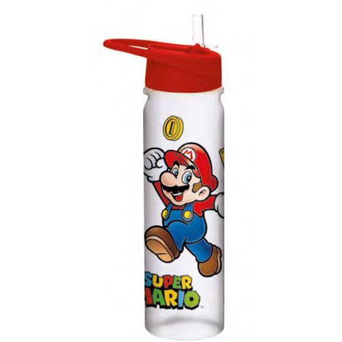 Super Mario Bros. - Bouteille en plastique Champignon 540ml - flash vidéo