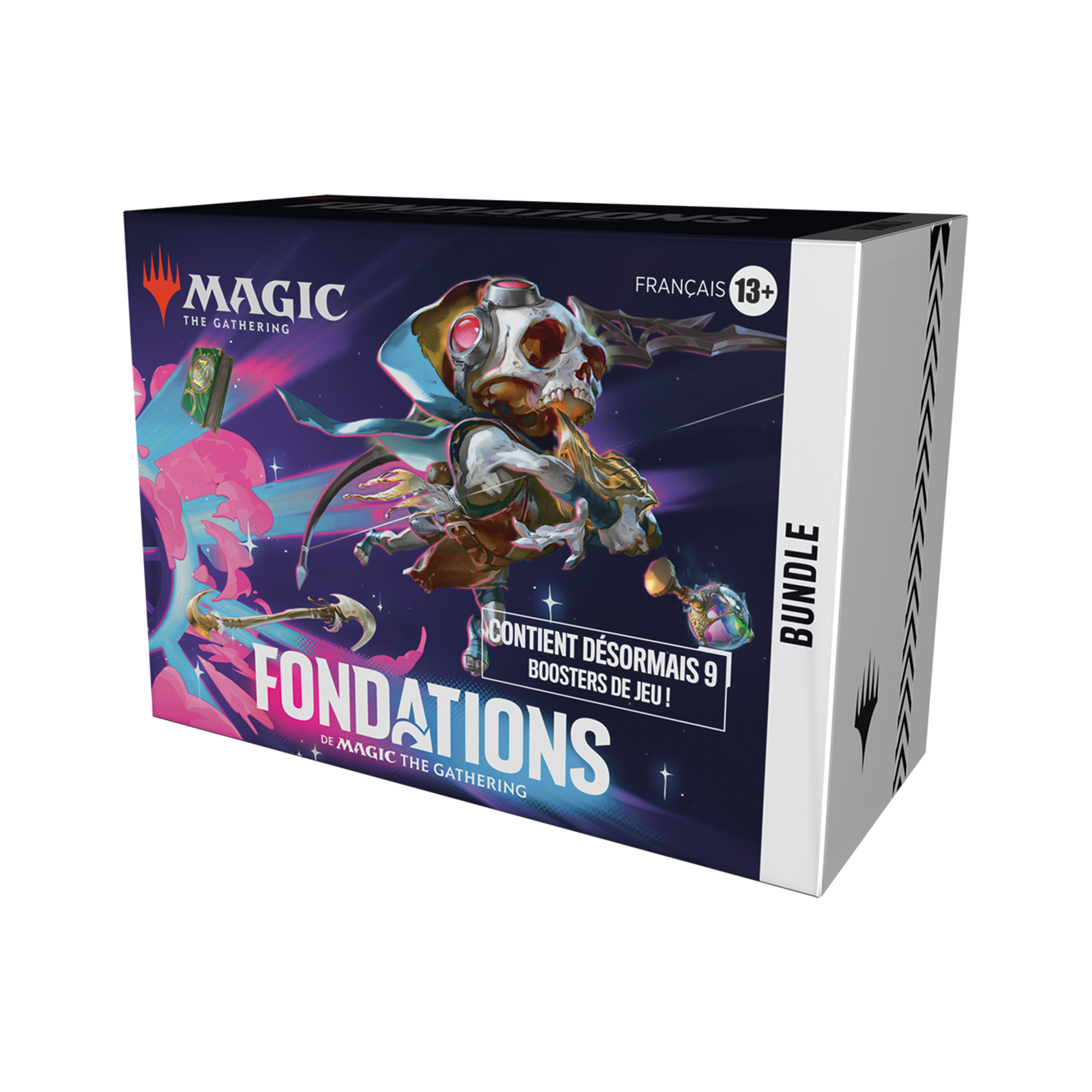 Magic: The Gathering - Bundle Fondations (9 boosters de Jeu, 30 cartes de terrain et accessoires) - flash vidéo