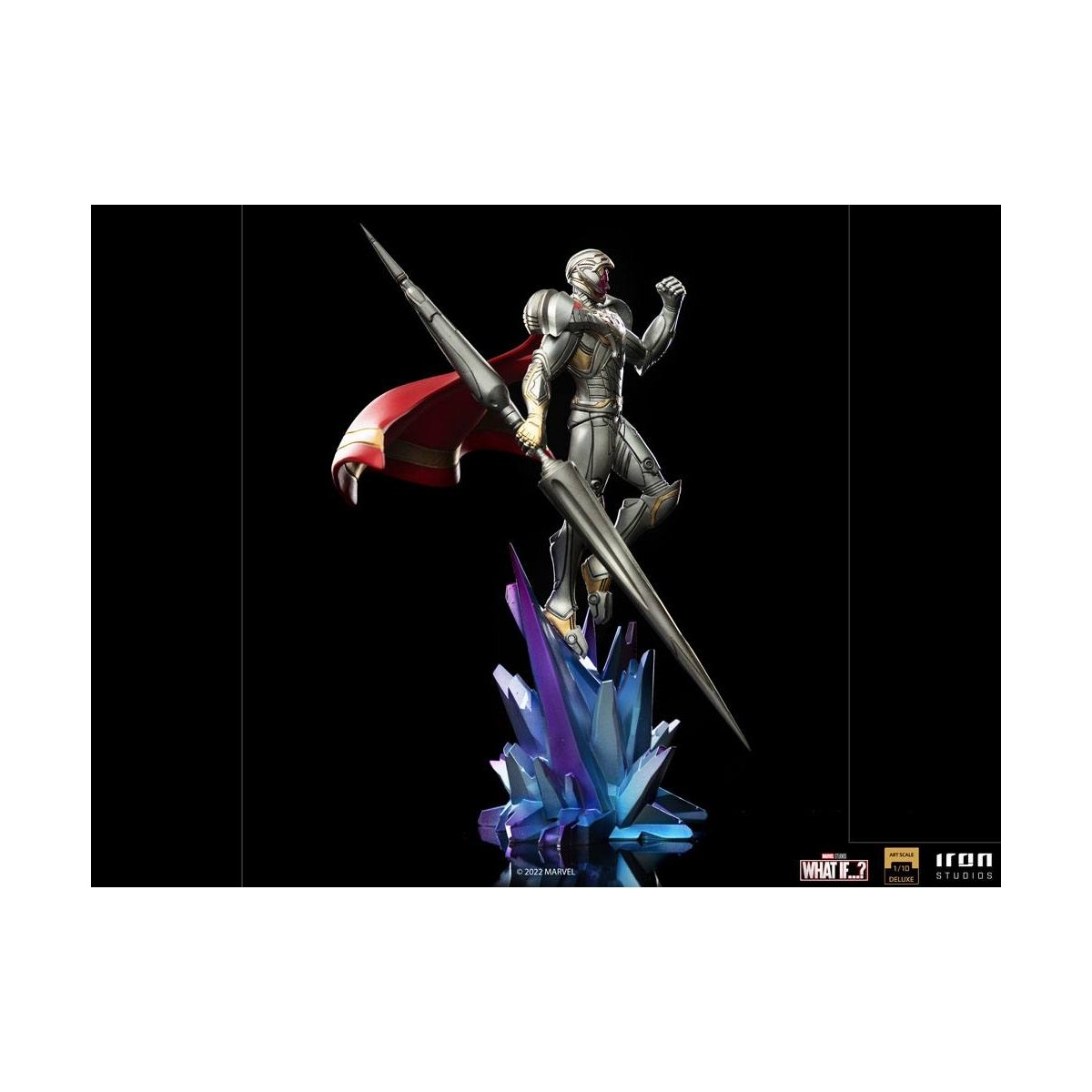 Iron Studios - Deluxe Arts Scale 1/10 - Marvel - What If...? - Infinity Ultron Statue 36cm - flash vidéo