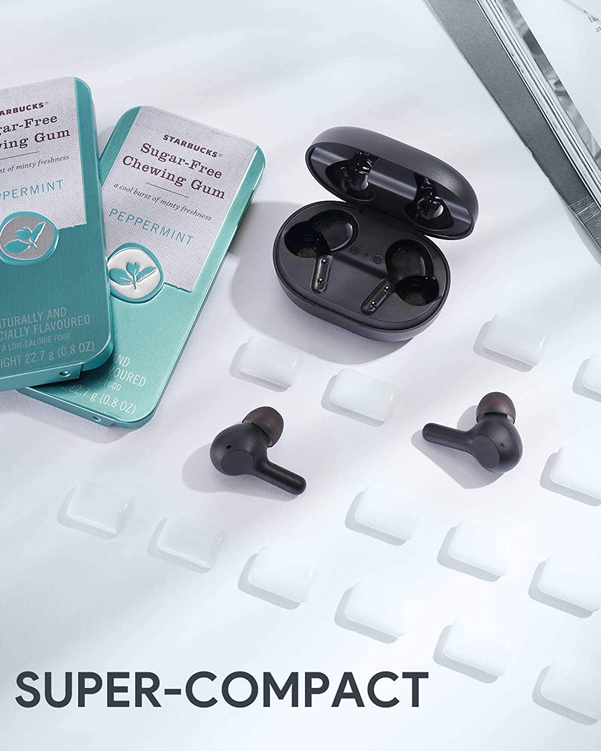 Aukey - Écouteurs sans fil connectés ultra-compacts EP-T25 - flash vidéo