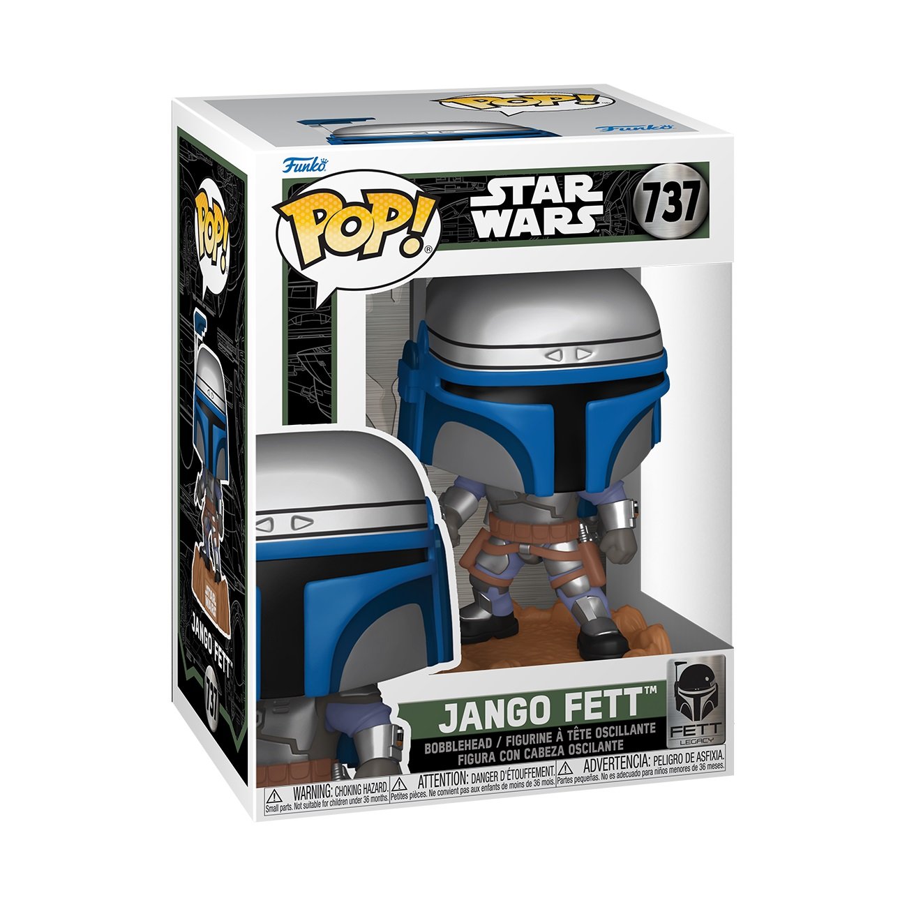 Funko Pop! Star Wars: Fett Legacy - Jango Fett - flash vidéo