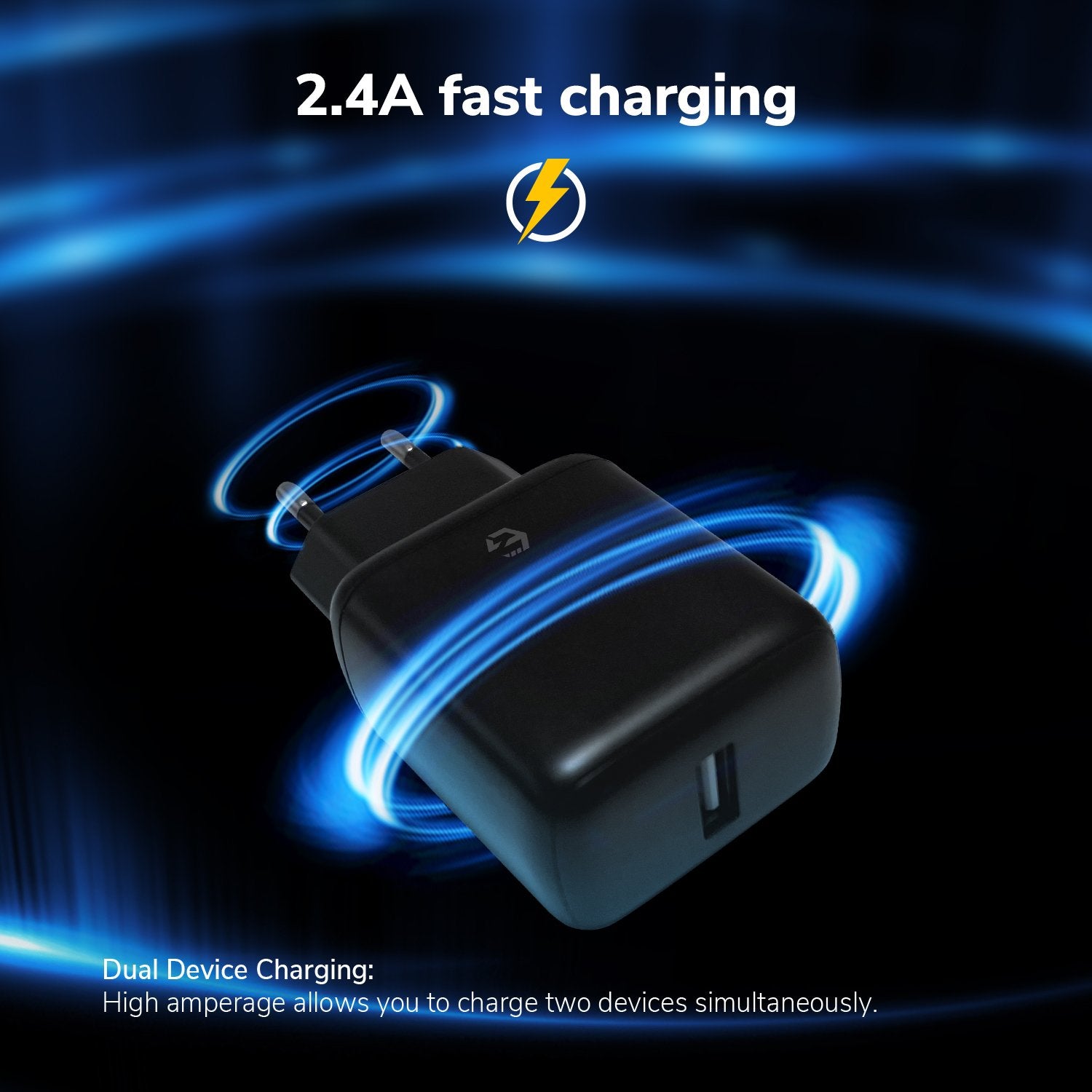 EgoGear - Câble de charge 7 en 1 SCH7 avec chargeur rapide Euro USB pour consoles, manettes, mobile et tablettes - flash vidéo