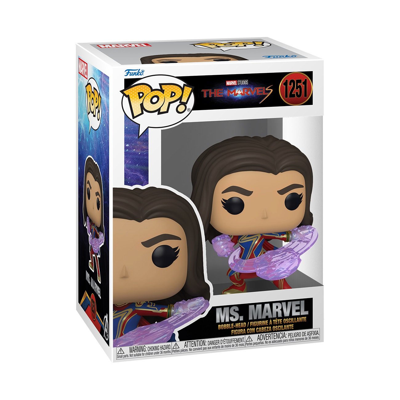 Funko Pop! Vinyl: The Marvels - Ms Marvel - flash vidéo