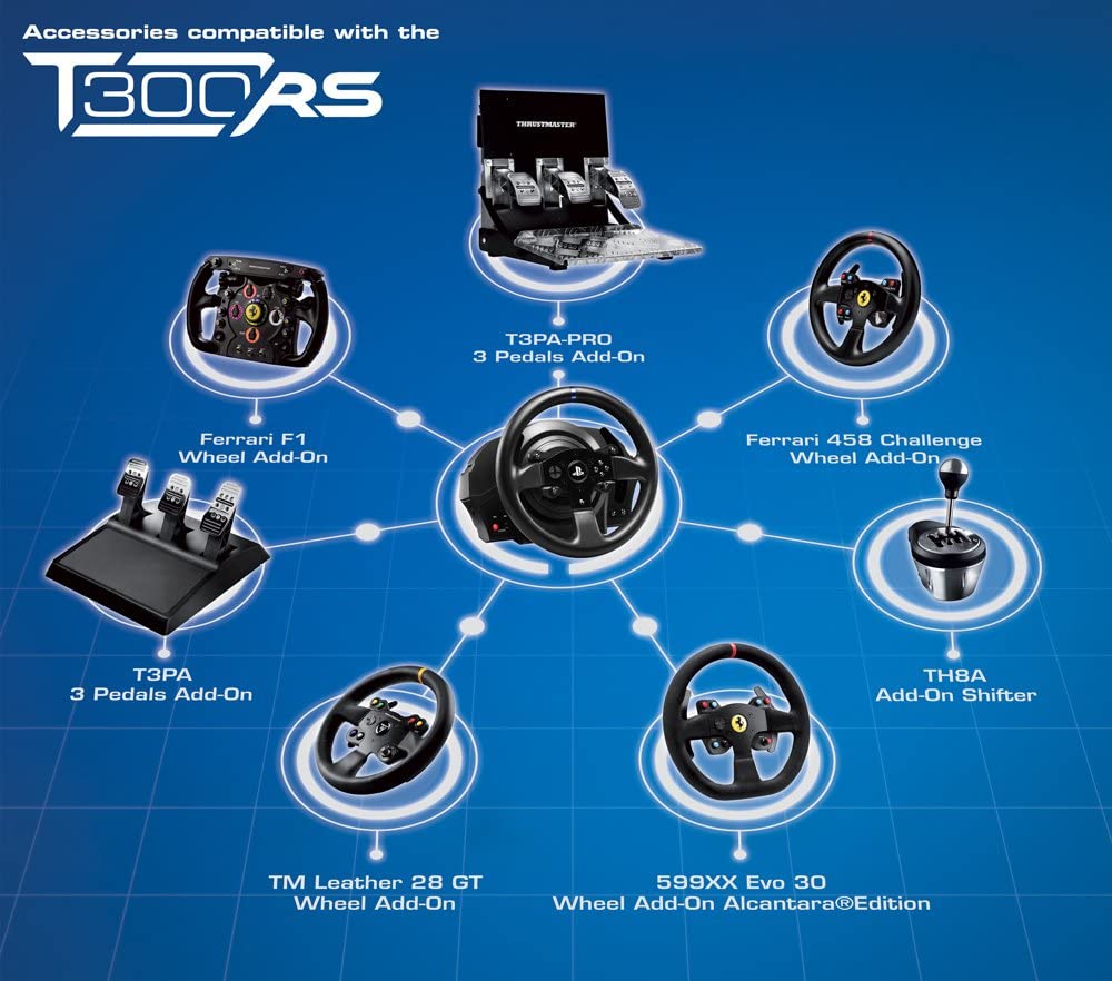 Thrustmaster T300 RS Racing Simulator Wheel - flash vidéo