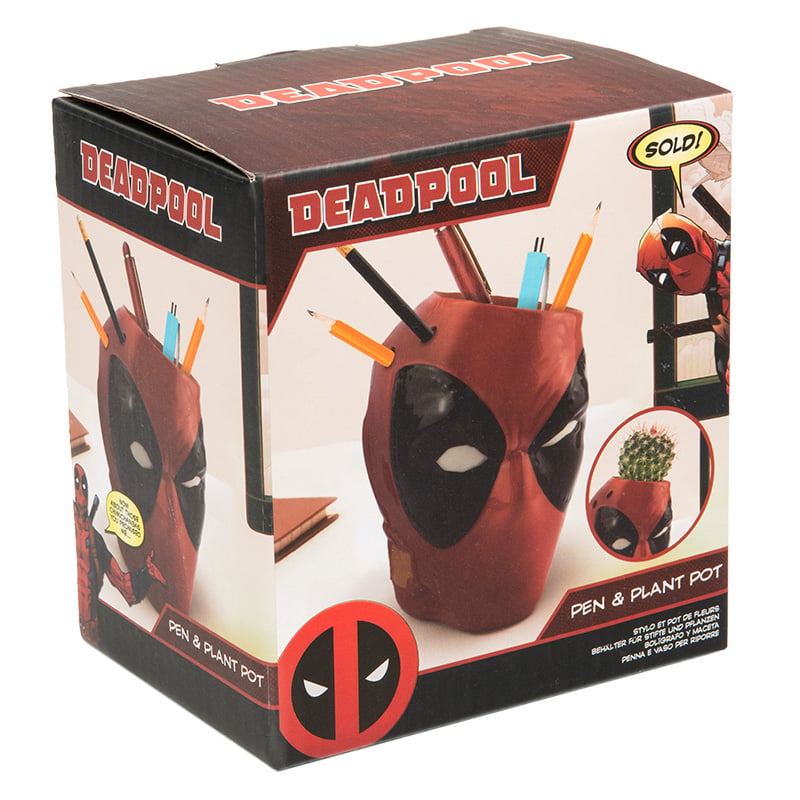 Marvel - Pot à Crayons et Plantes Deadpool - flash vidéo