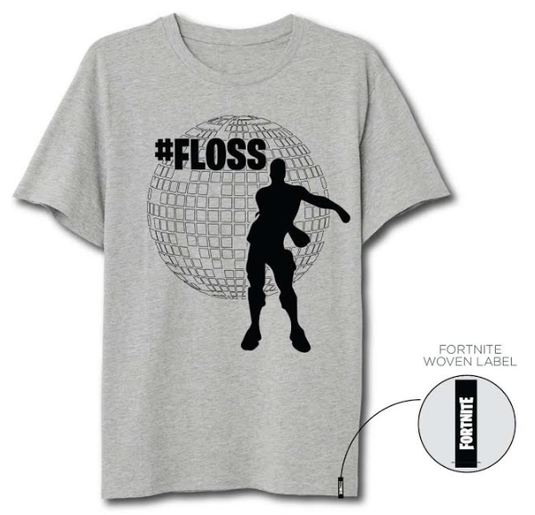 Fortnite - Floss Grey T-Shirt XXL - flash vidéo