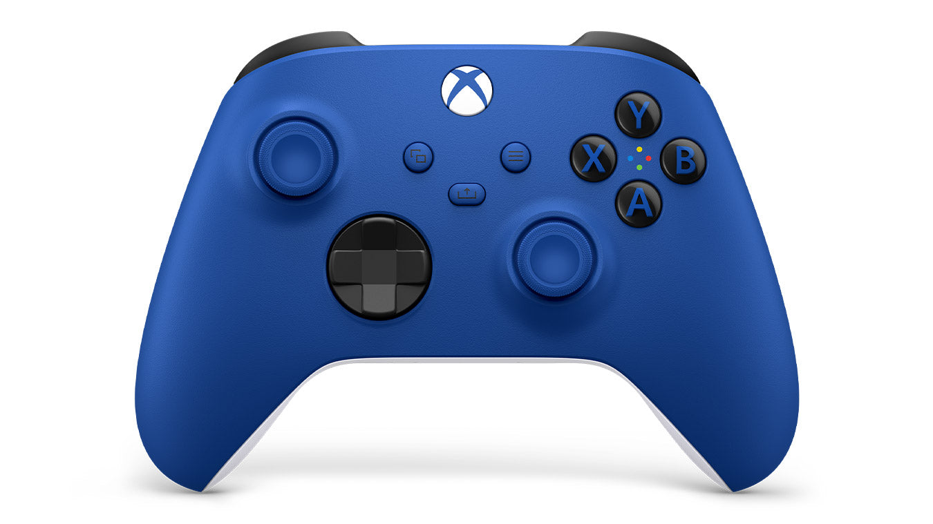 Manette sans fil Xbox Shock Blue pour Xbox Series X|S, Xbox One, Windows 10 et Mobile - flash vidéo