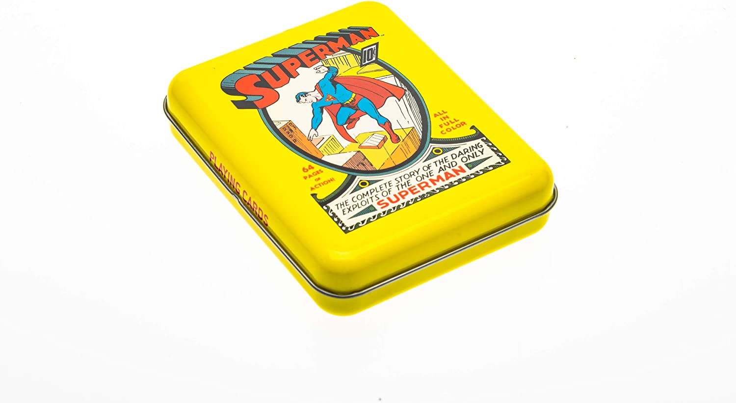 DC Comics Tins - Superman #1 - Cartes à Jouer Boite Métallique - flash vidéo