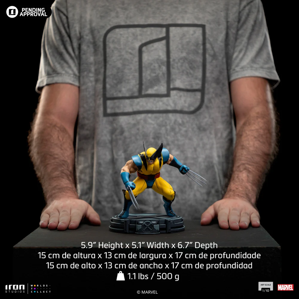 Iron Studios - Art Scale 1/10 - Marvel - X-Men ’97 - Wolverine Statue 15cm - flash vidéo