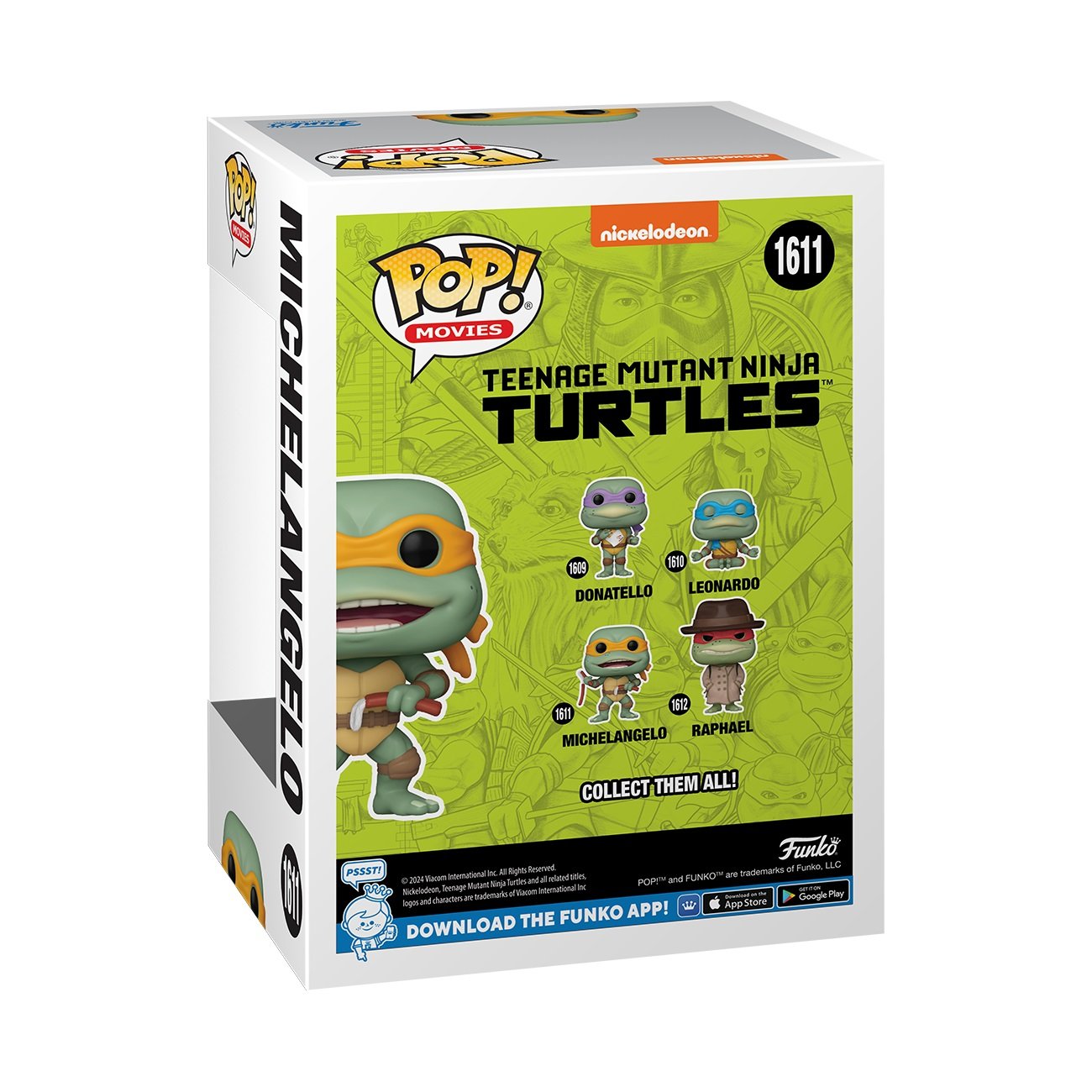 Funko Pop! Movies: Teenage Mutant Ninja Turtles - Michelangelo (Sausage Link Nunchucks) - flash vidéo