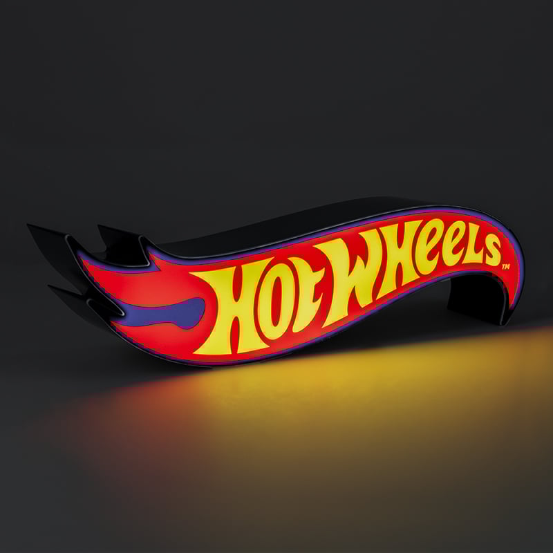 Hot Wheels - Lampe en forme de logo Hot Wheels - flash vidéo