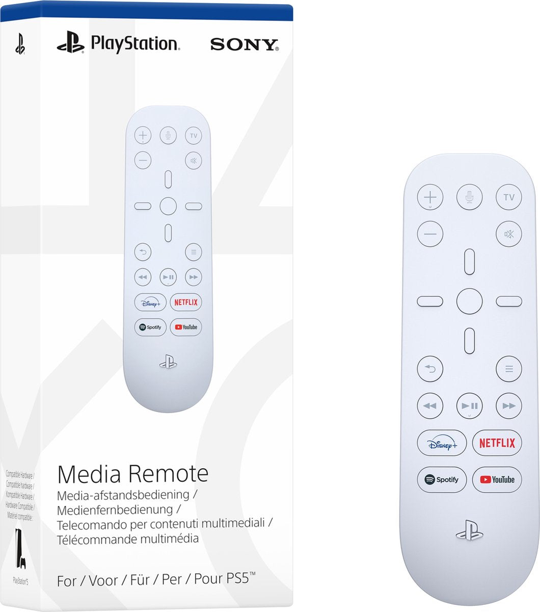 PS5 Media Remote White - flash vidéo