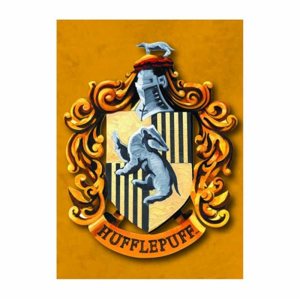 Harry Potter - Aimant en métal Blason de Poufsouffle - flash vidéo