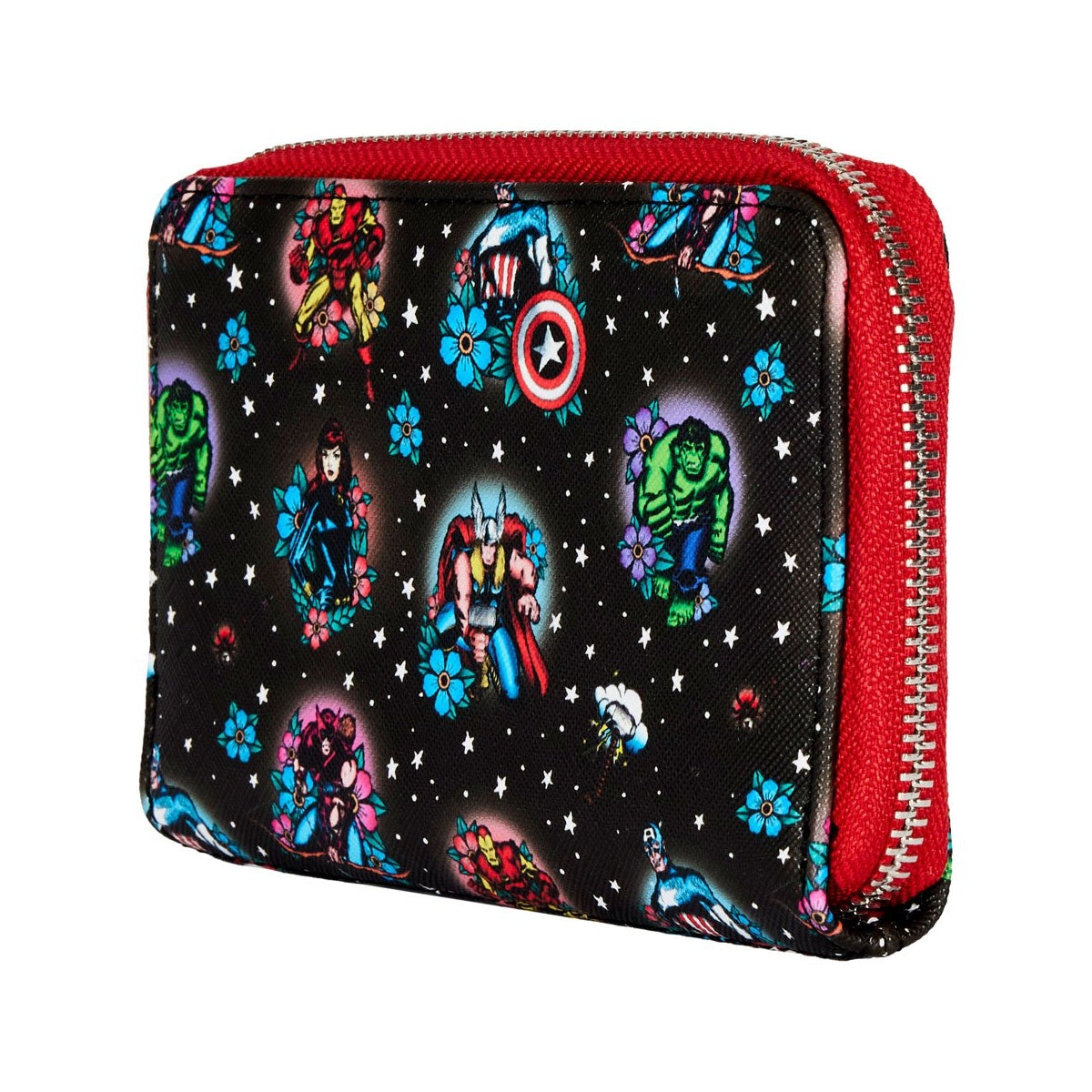 Loungefly: Marvel - Avengers Tattoo Zip Around Wallet - flash vidéo