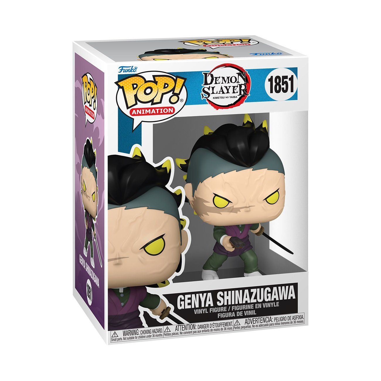 Funko Pop! Animation: Demon Slayer - Genya Shinazugawa (Demon Form) - flash vidéo