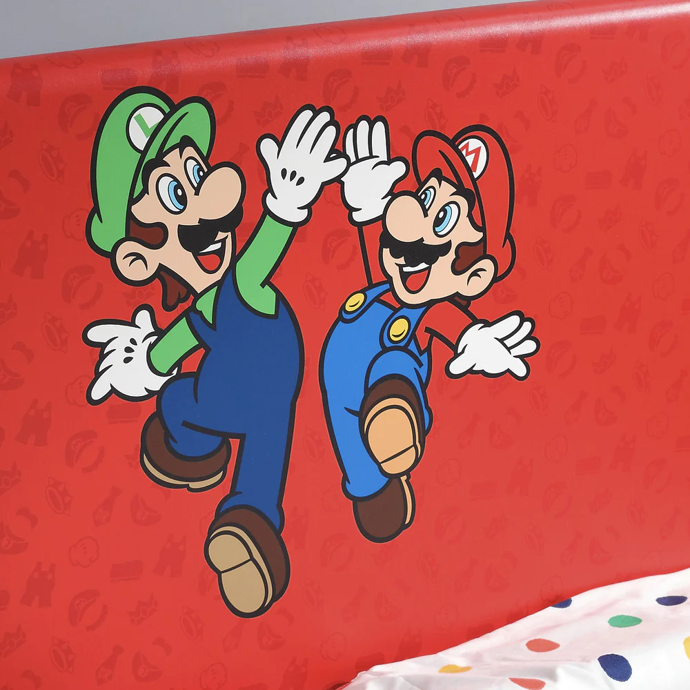 X Rocker - Lit de jeu Super Mario Bros Rouge - flash vidéo