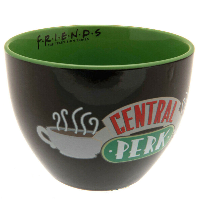 Friends - Tasse à cappuccino noire Central Perk "Huggy" 630ml - flash vidéo