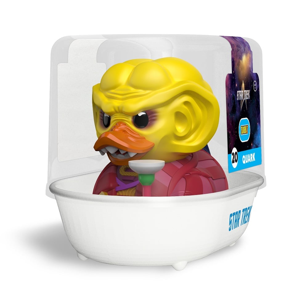 Numskull - TUBBZ Canard de bain - Star Trek - Quark (Première Édition) - 9cm - flash vidéo