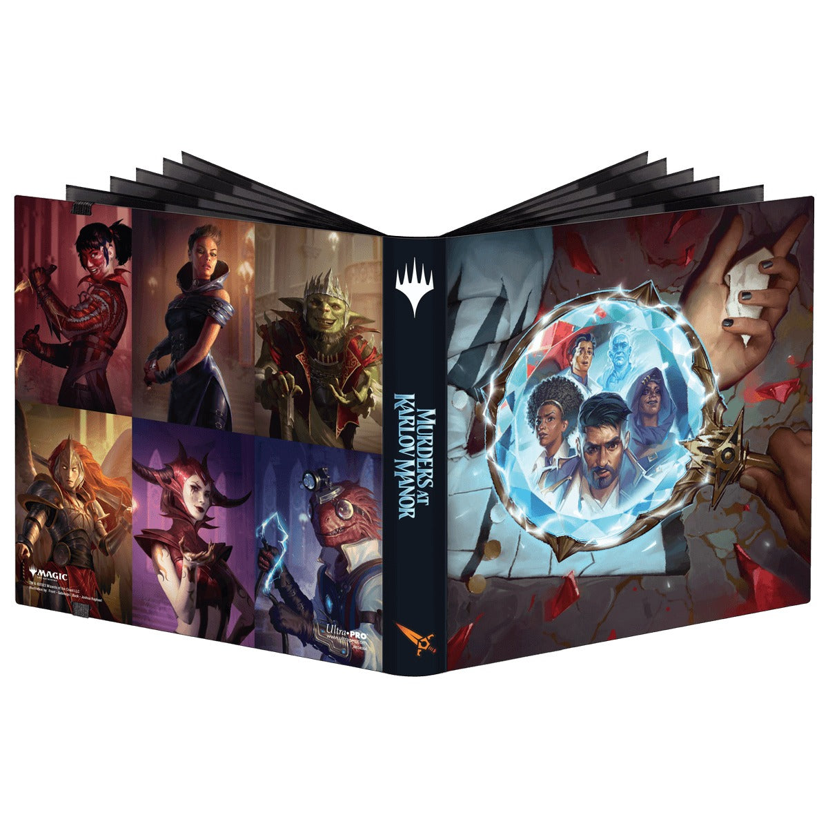 Ultra Pro - Magic: The Gathering - Murders at Karlov Manor - Portfolio 12 Pochettes A4 - Booster Box Art - flash vidéo