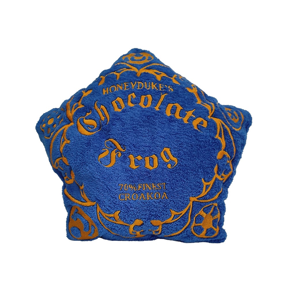 Wizarding World - Harry Potter - Coussin brodé - Boite Chocogrenouille - flash vidéo