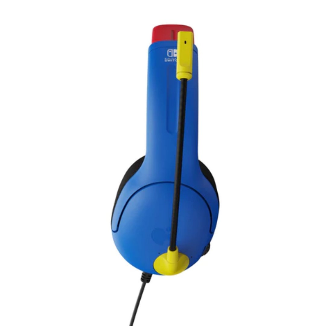PDP - Casque de jeu stéréo filaire Airlite Super Mario Bros. pour Nintendo Switch, Switch Lite et Switch OLED - flash vidéo