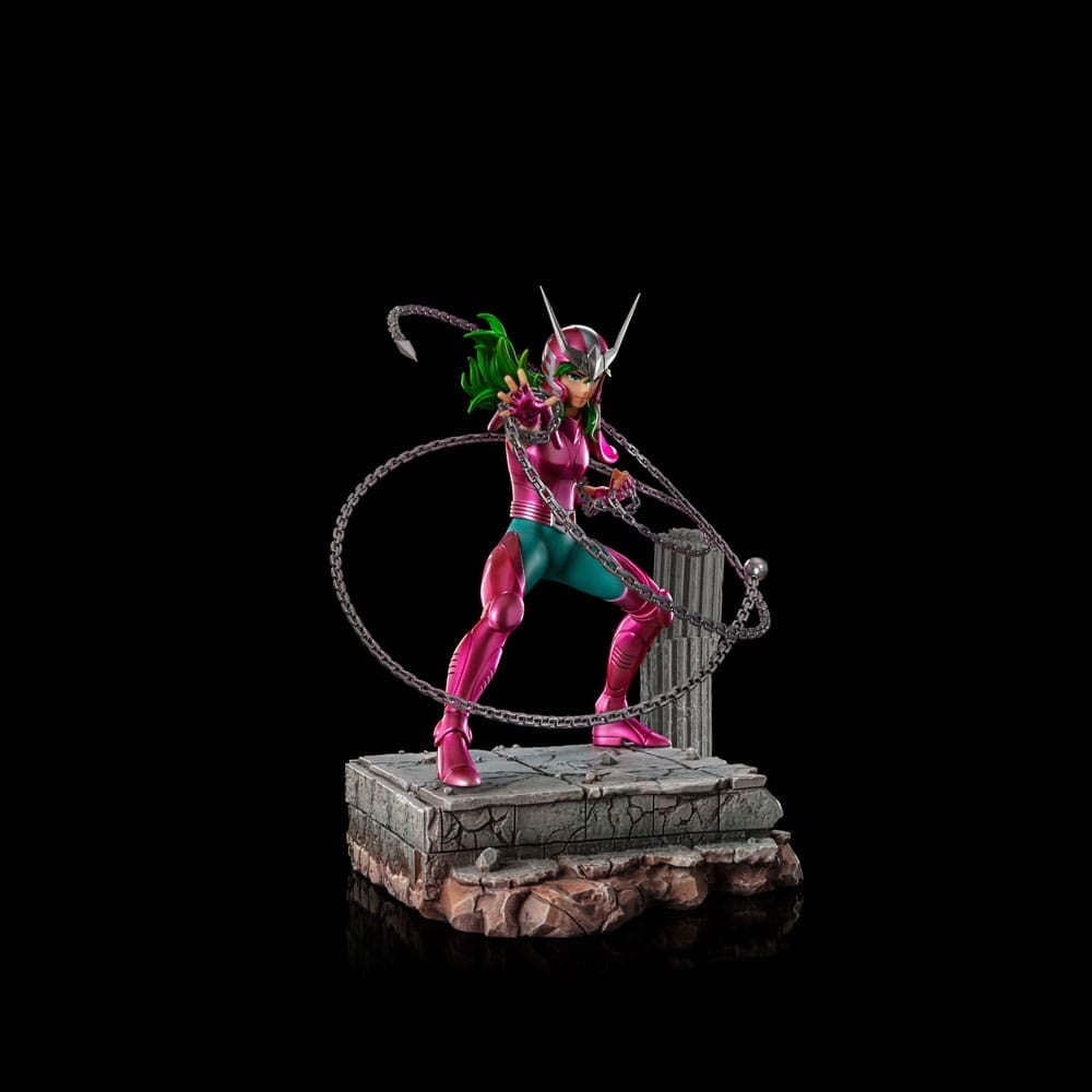 Iron Studios - Art Scale 1/10 - Saint Seiya - Andromeda Shun Statue 21cm - flash vidéo