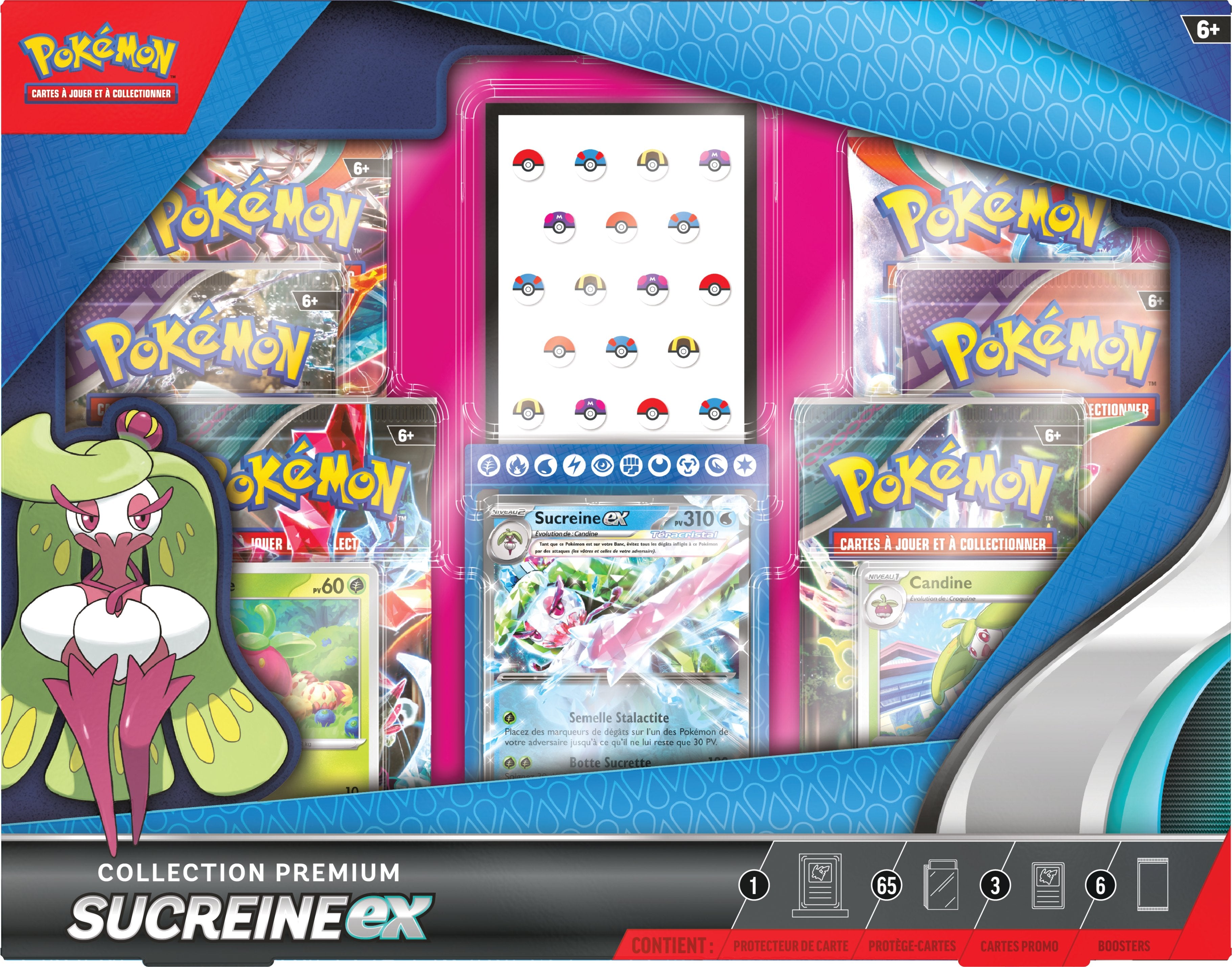 Pokémon JCC - Collection Premium Sucréine-ex - Exclusivité Belgique - flash vidéo