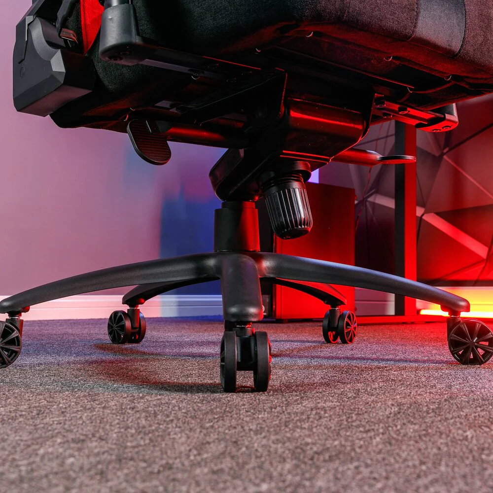 X Rocker - Chaise de bureau ergonomique Onyx Noire/Rouge - flash vidéo