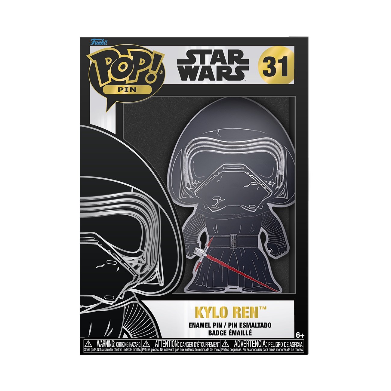 Funko Pop! Pin: Star Wars - Kylo Ren Group - flash vidéo