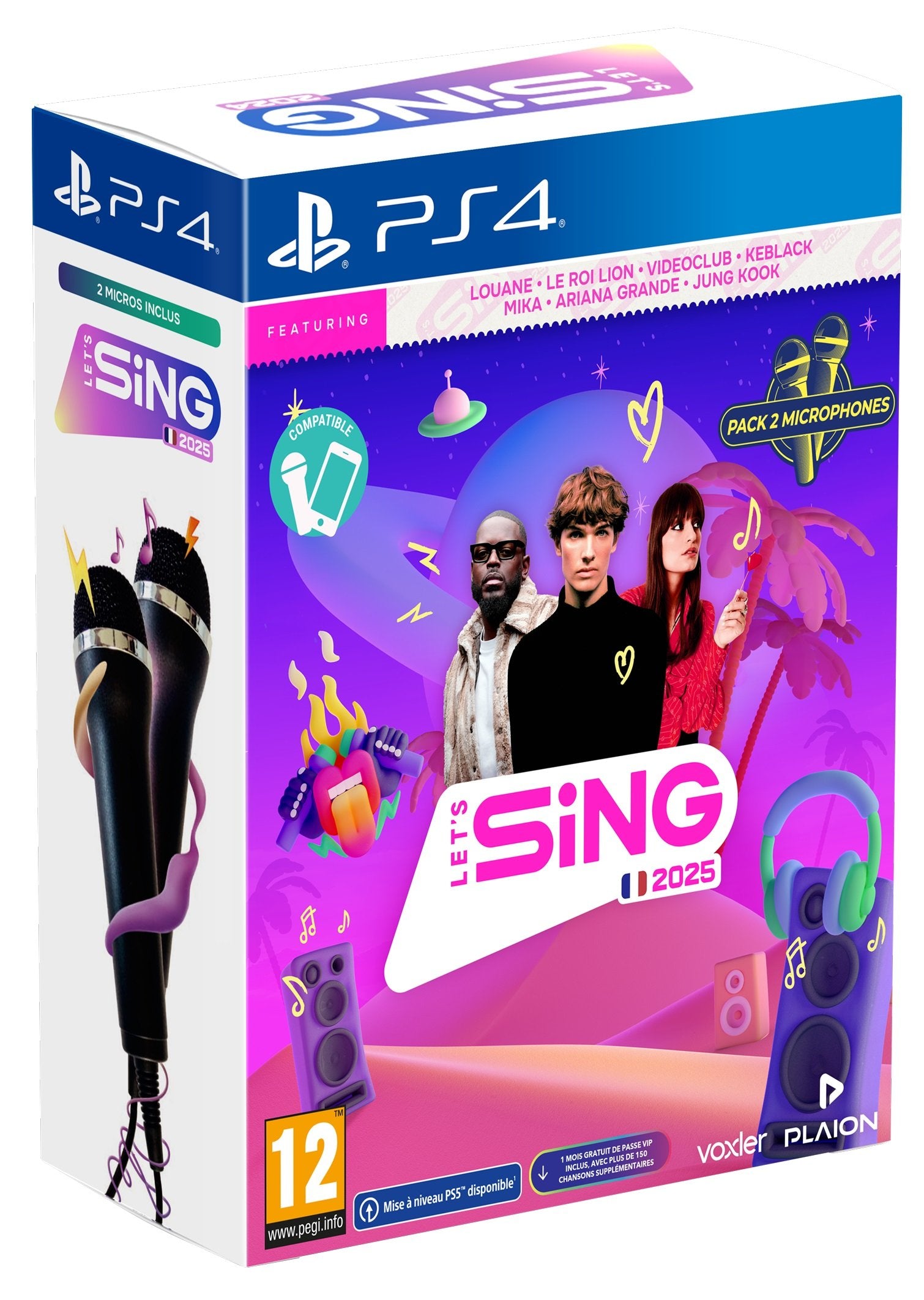 Let's Sing 2025 - Hit français et internationaux + 2 Microphones - flash vidéo