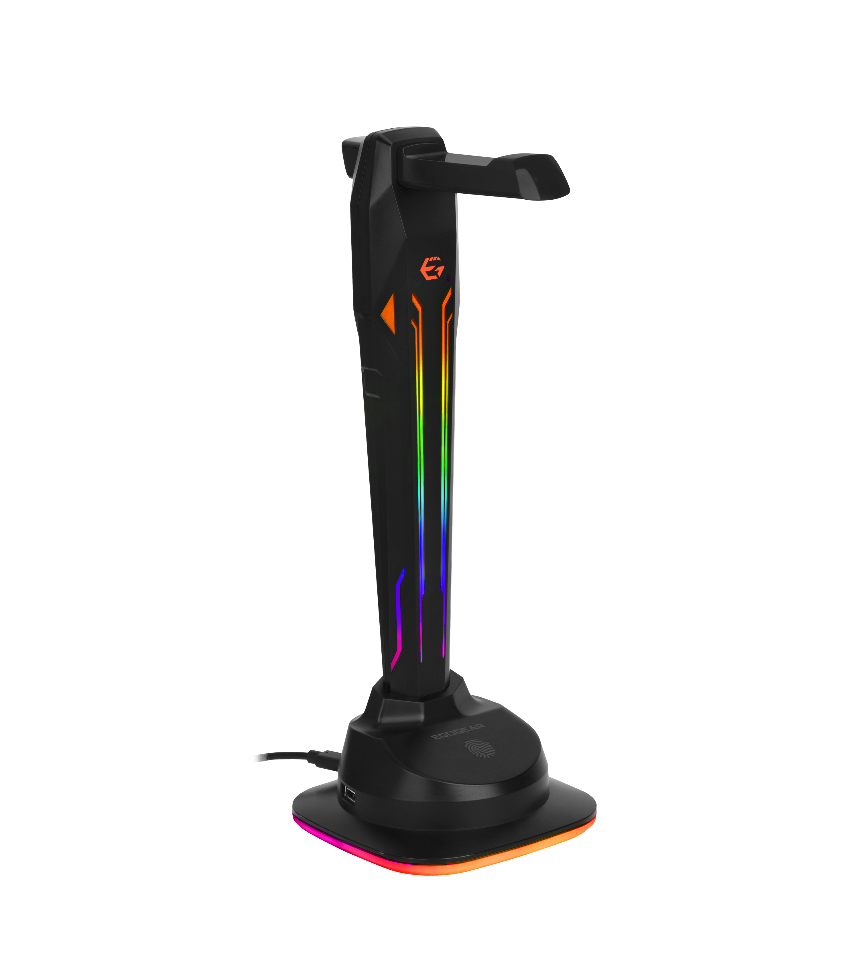 EgoGear - SAC1 - Hub USB universel et support pour casque de jeu RGB - flash vidéo
