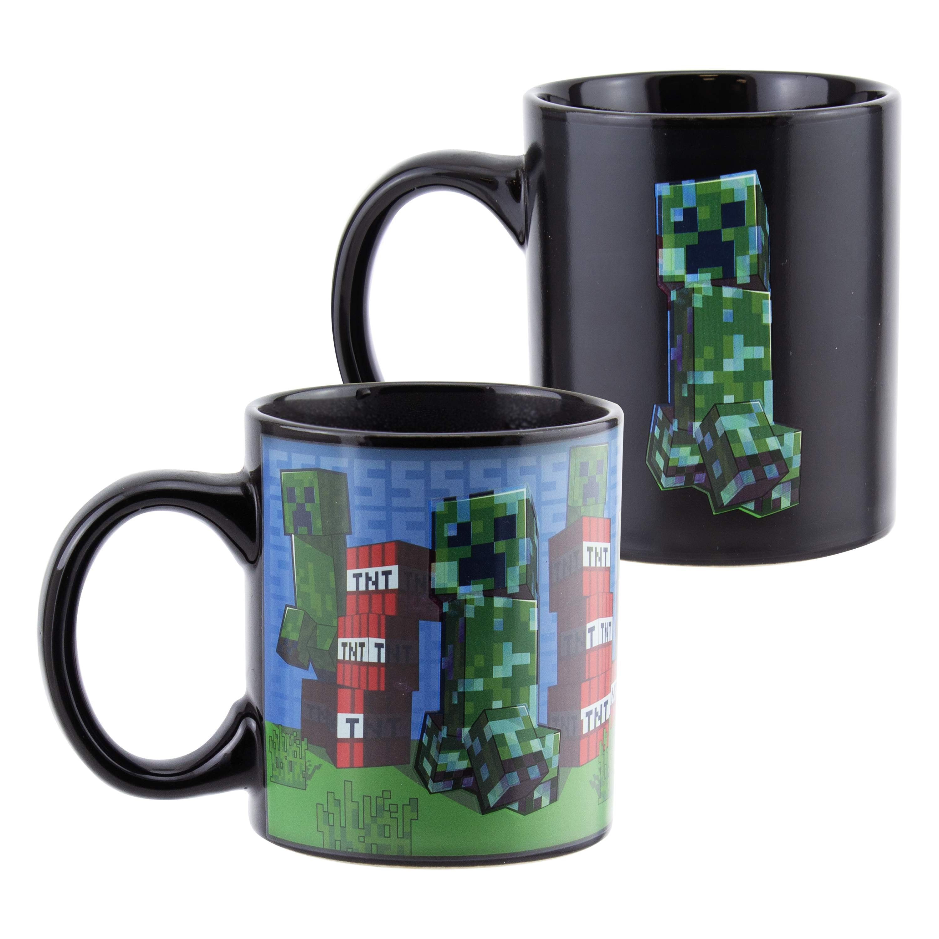 Minecraft - Mug thermoréactif Creeper 300ml - flash vidéo