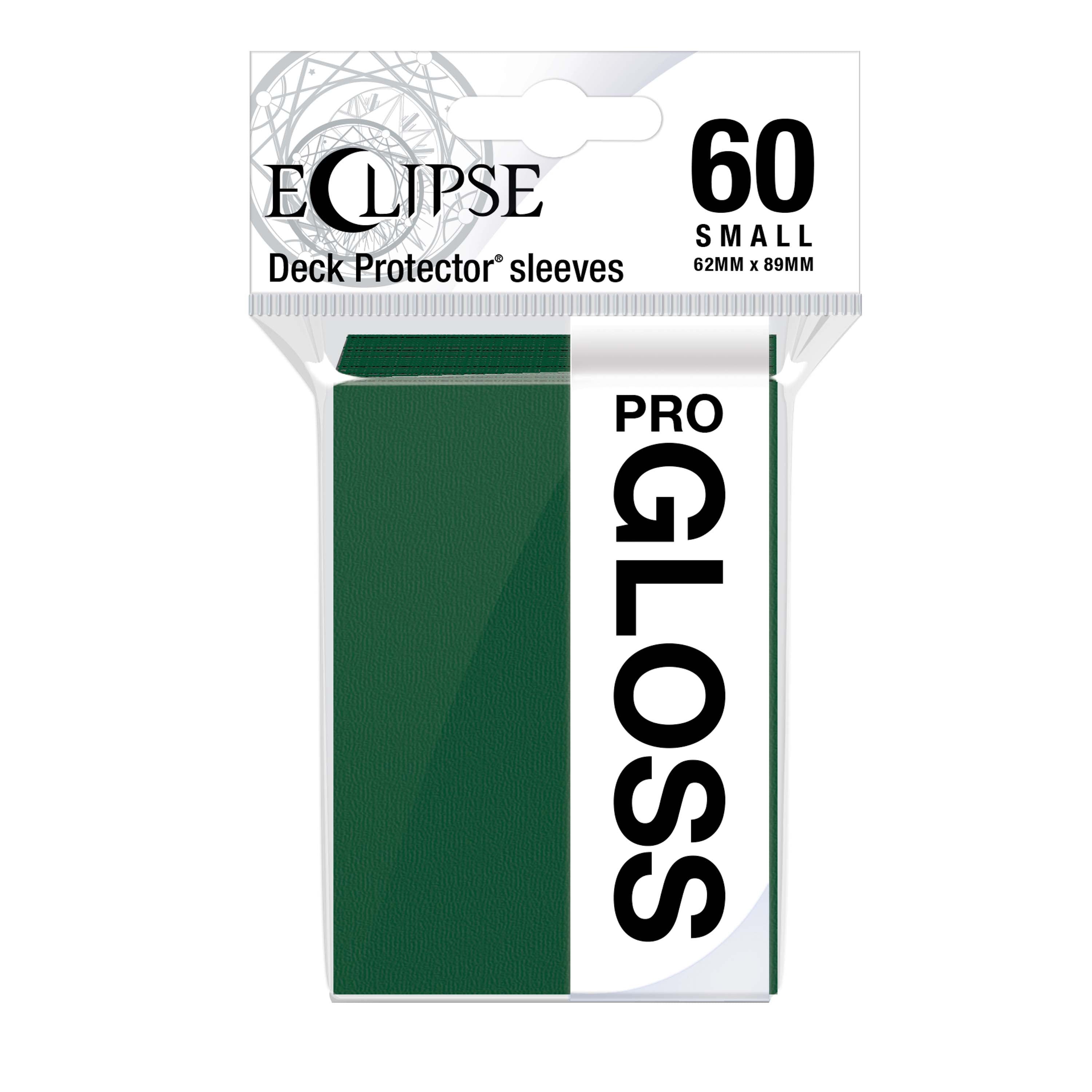 Ultra Pro - Eclipse Gloss Sachet de 60 protèges cartes petit format Vert Forêt (62 x 89 mm) - flash vidéo