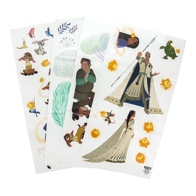 Disney - Wish : Asha et la Bonne Étoile - Stickers Muraux Glow in the Dark - flash vidéo