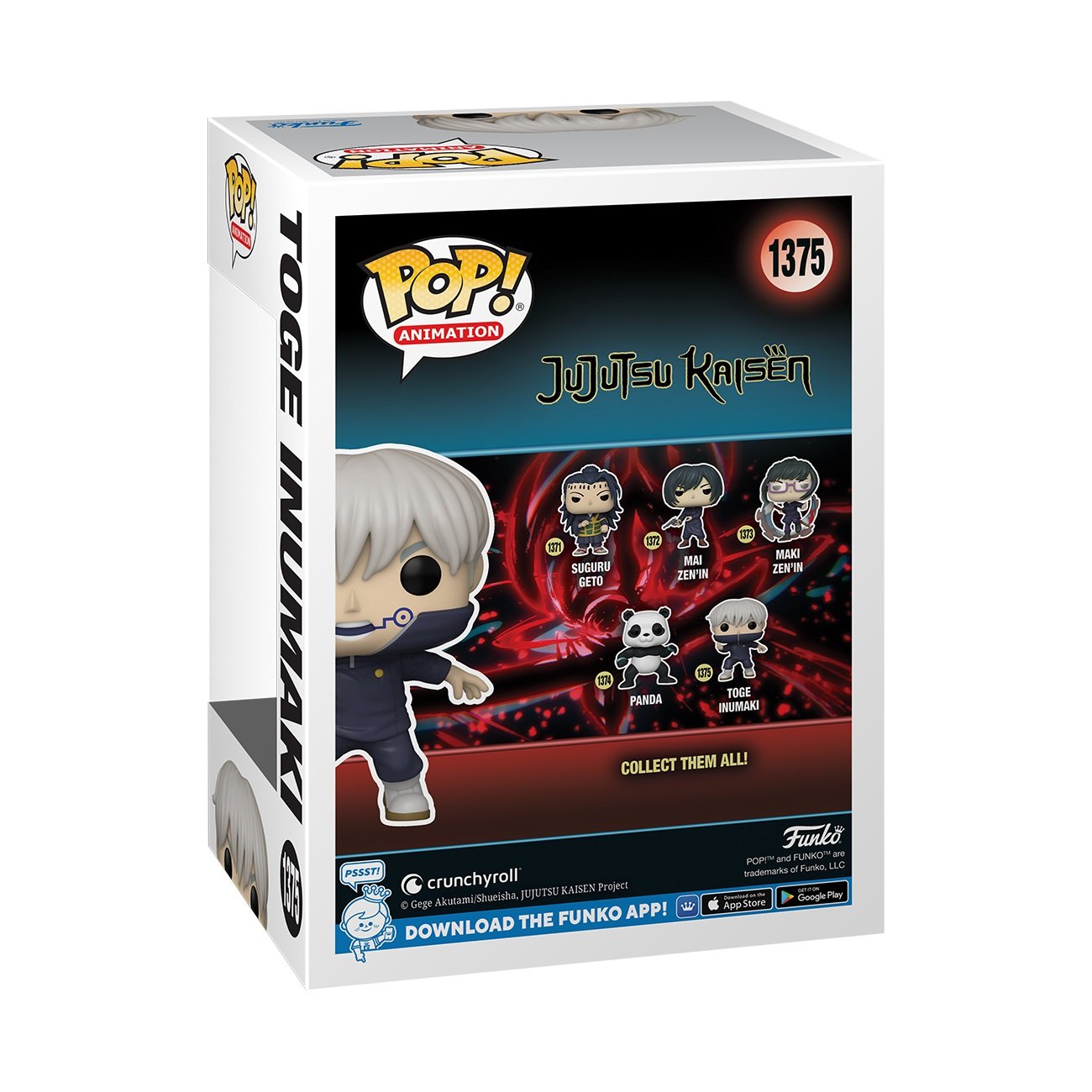 Funko Pop! Animation: Jujutsu Kaisen - Toge Inumaki (Chance of Special Chase Edition) - flash vidéo