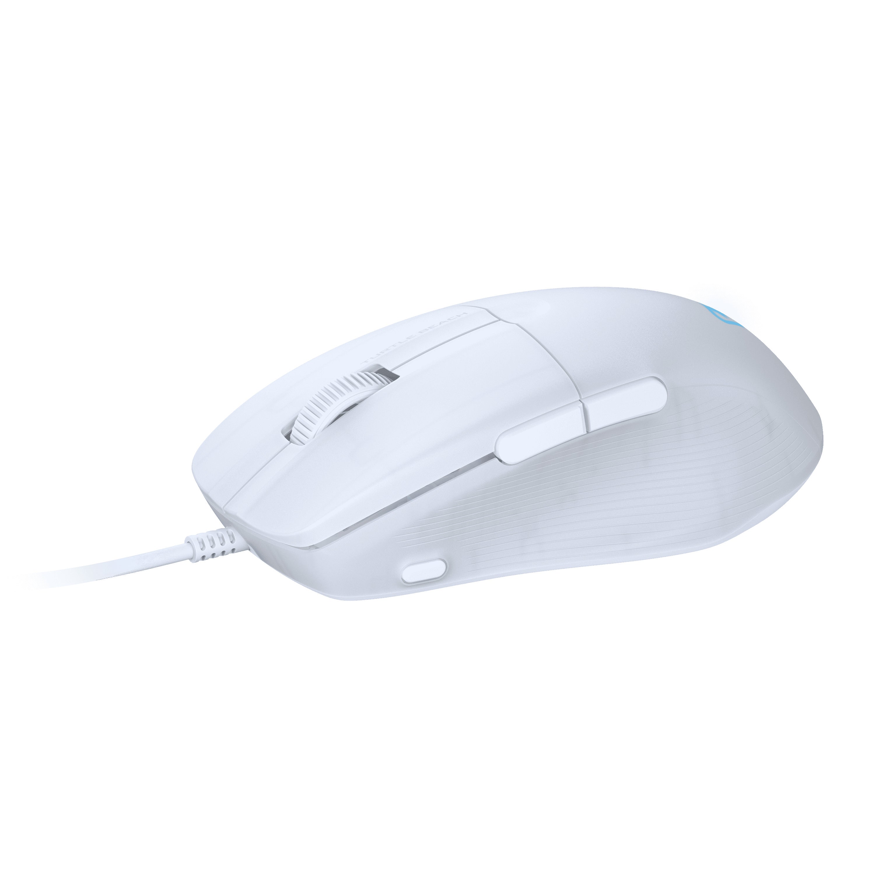 Turtle Beach - Souris de jeu filaire optique RGB ultralégère Pure SEL Blanche - flash vidéo