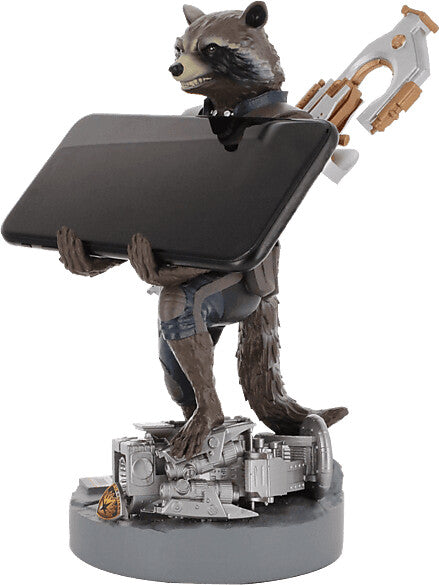 Cable Guys - Marvel - Infinity Saga - Rocket Raccoon Support Chargeur pour Téléphone et Manette - flash vidéo