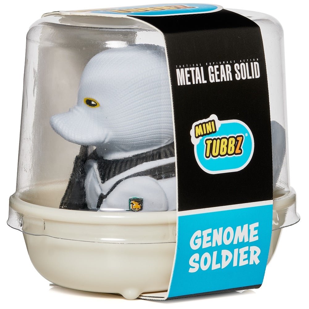 Numskull - Mini TUBBZ Canard de bain - Metal Gear Solid - Genome Soldier (Édition baignoire) - 8cm - flash vidéo
