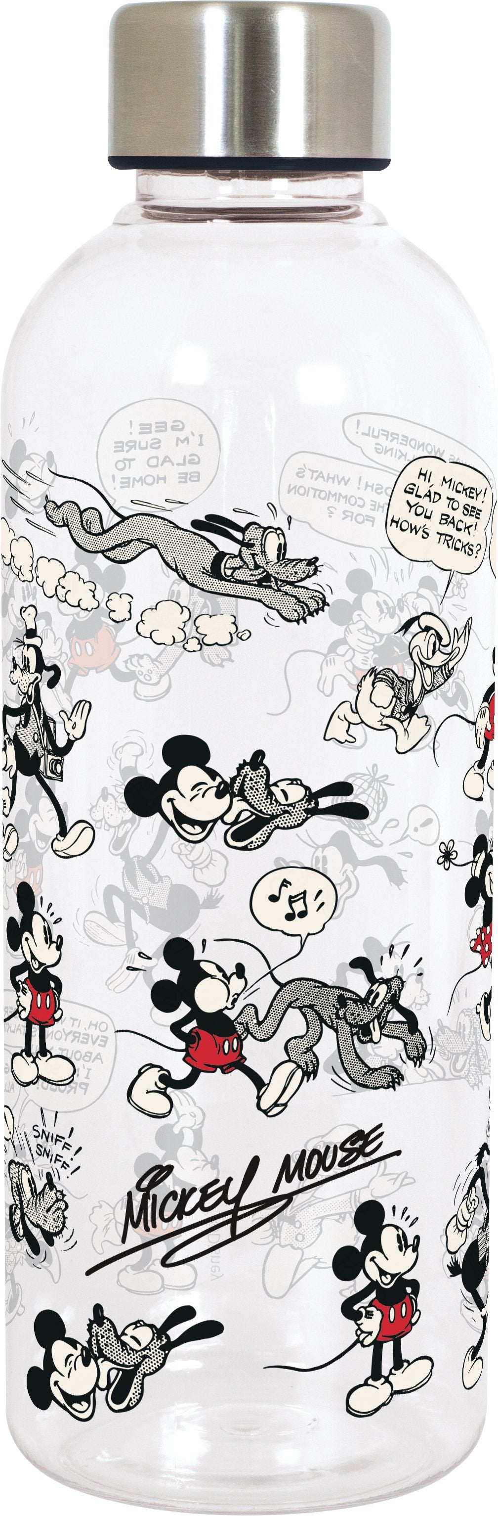 Disney - Bouteille d'eau Hydro Vintage Mickey Mouse (PP) - 850ml - flash vidéo